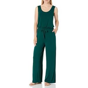 Amazon Essentials Sleeveless Scoopneck Wide-Leg Jumpsuit Women's‎ XL Loungewear